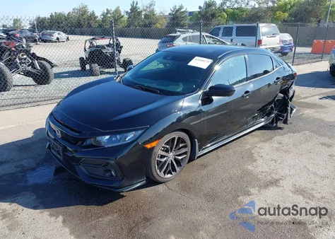 2020 Honda Civic Sport z USA, uszkodzony, nr VIN SHHFK7H47LU413039